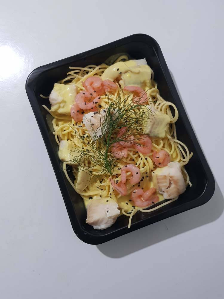 Spaghetti aux poissons
