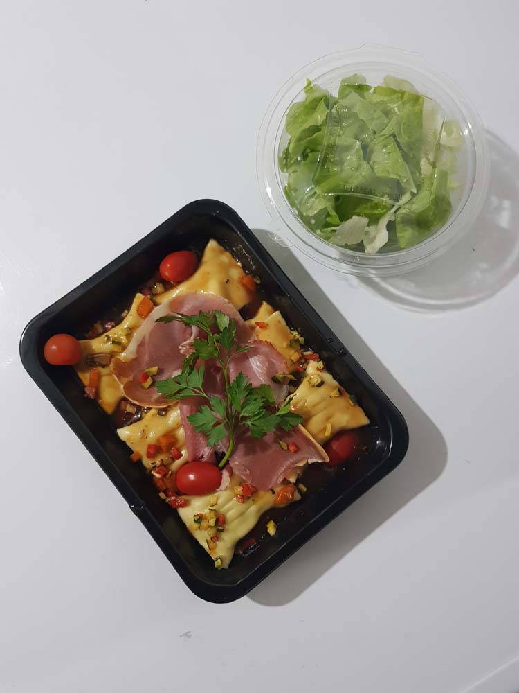 Raviole à la viande
